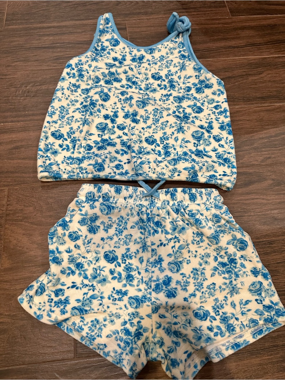 Sweet Honey Terry Cloth short set